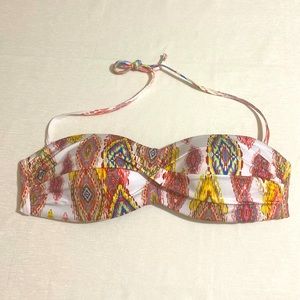 PILYQ Women's Summer Patara Bombshell Bandeau Halter Bikini Top Size D (XL)